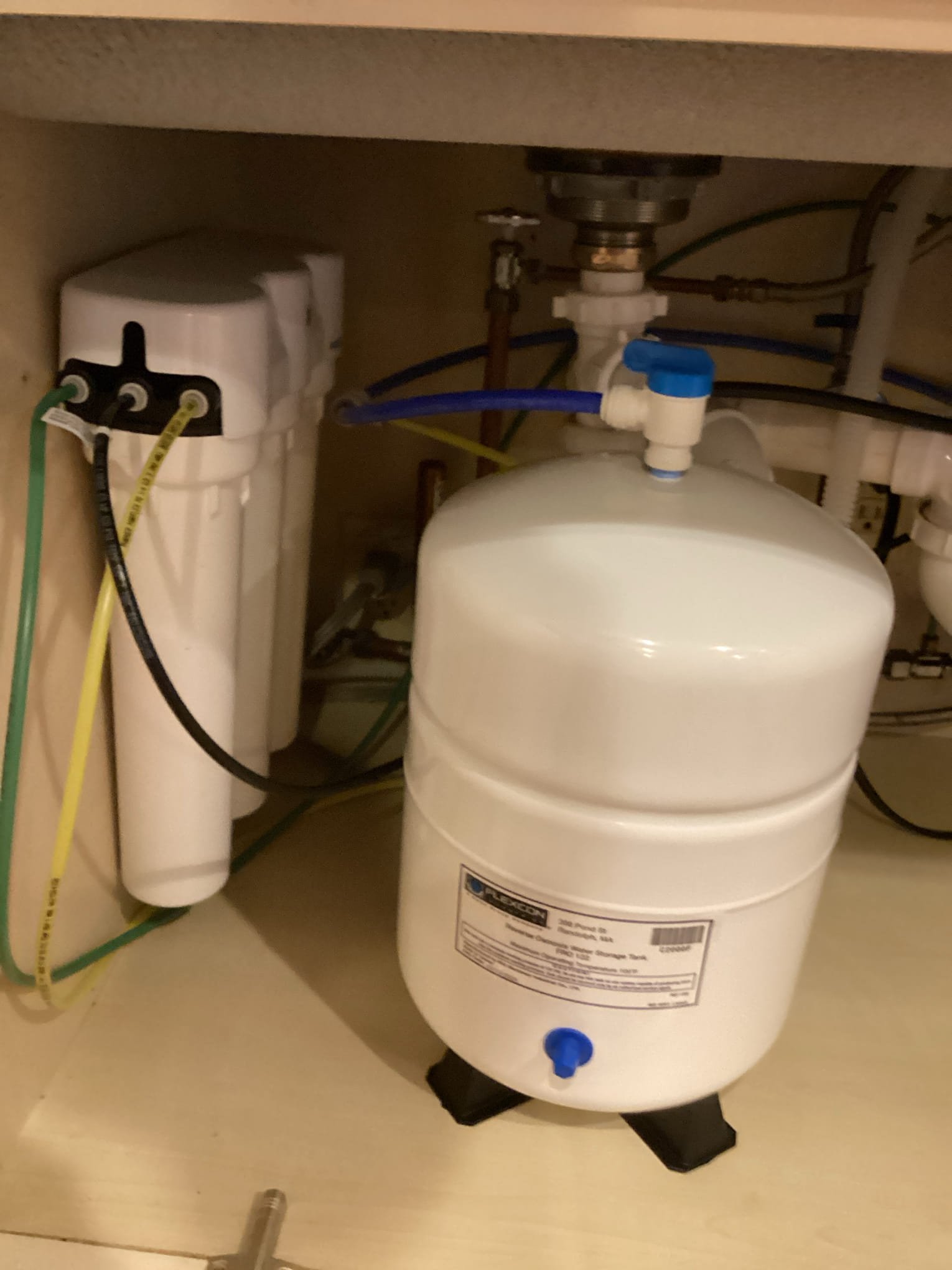 Reverse Osmosis Water Filtration System Installed for Enhanced Drinking Water Quality